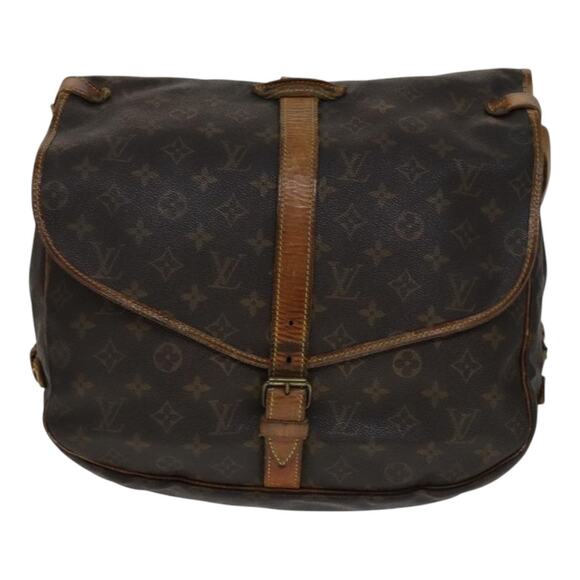 LOUIS VUITTON Monogram Saumur 35 Shoulder Bag M42254 - Picture 13 of 16